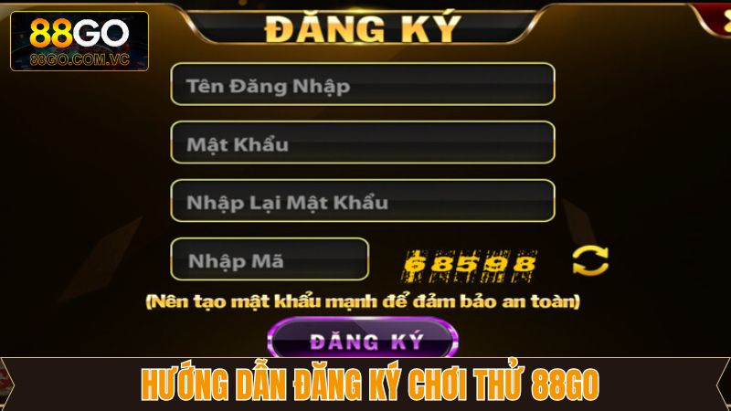 Chia sẻ cách thức đăng ký chơi thử 88Go